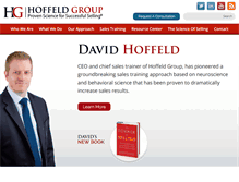 Tablet Screenshot of hoffeldgroup.com